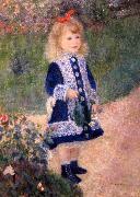A Girl with a Watering Can Auguste renoir